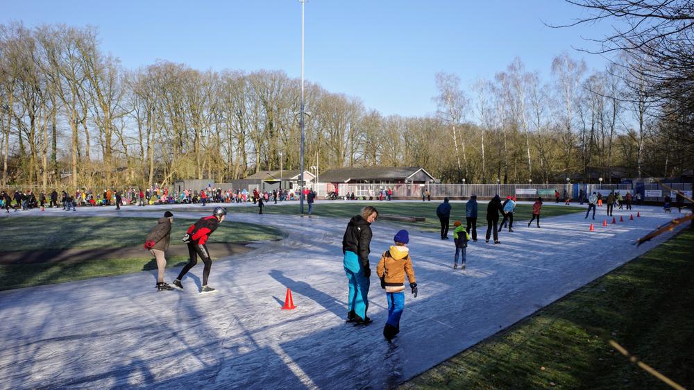 Ook in Doorn kon worden geschaatst! (foto: Arco Visser)