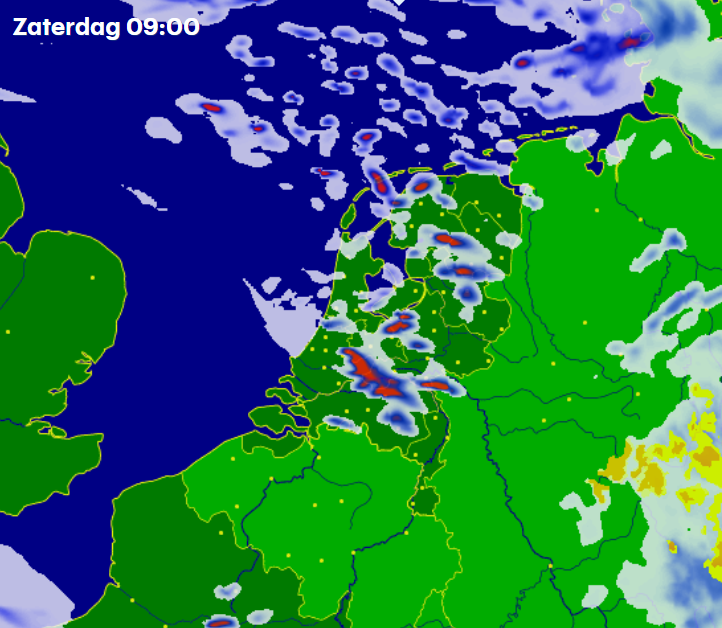 Buienradar Zutphen 24 Uur Regenradar Komende 24 Uur Van Nederland 