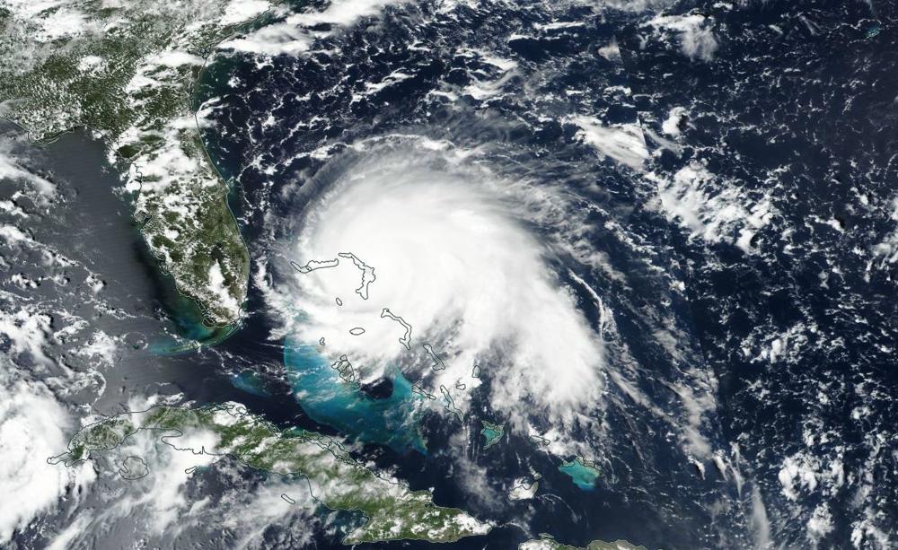 Orkaan Dorian op 1 september