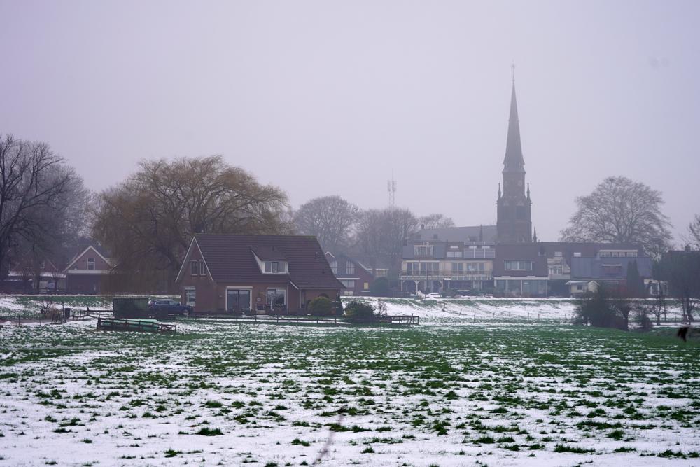 Dooi en nevel in Nieuwveen (foto: Joost Mooij)