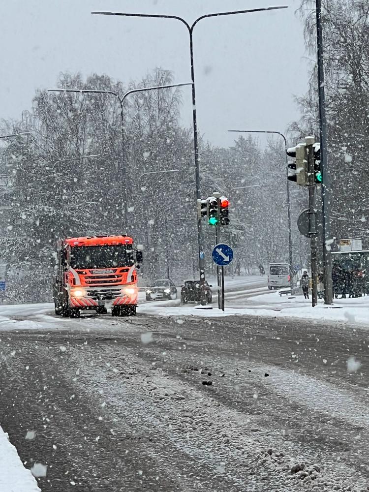 11 cm sneeuw in Helsinki