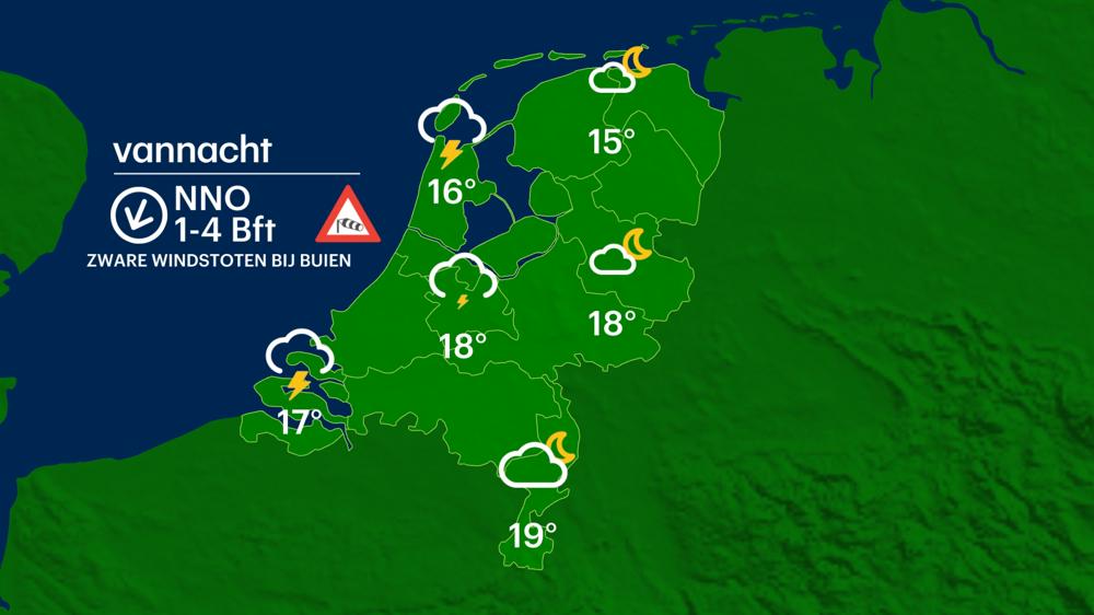 Verwachting vannacht