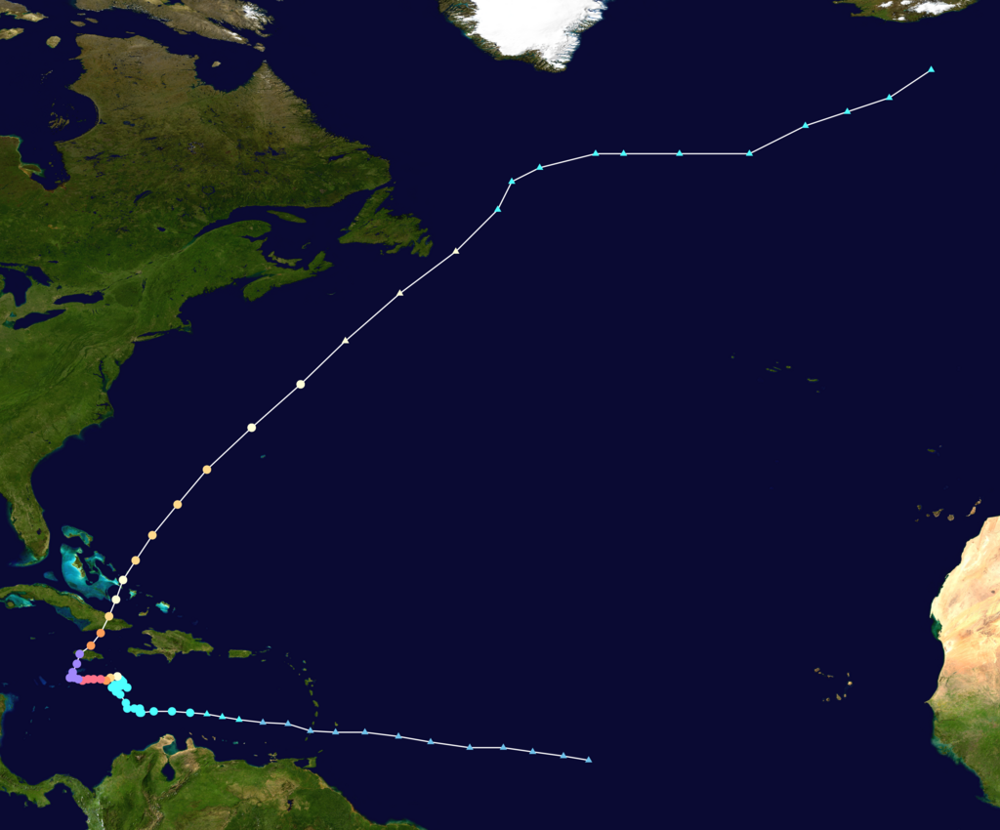 De weg die Melissa heeft afgelegd.