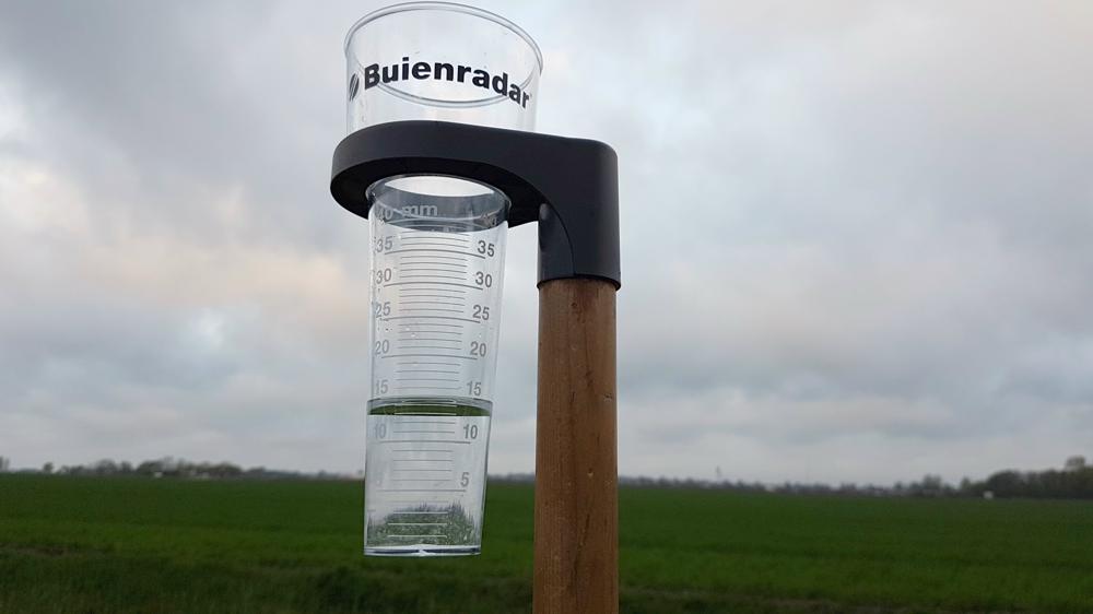 'Huis-tuin-keuken-regenmeter' van Buienradar (Jannes Wiersema)