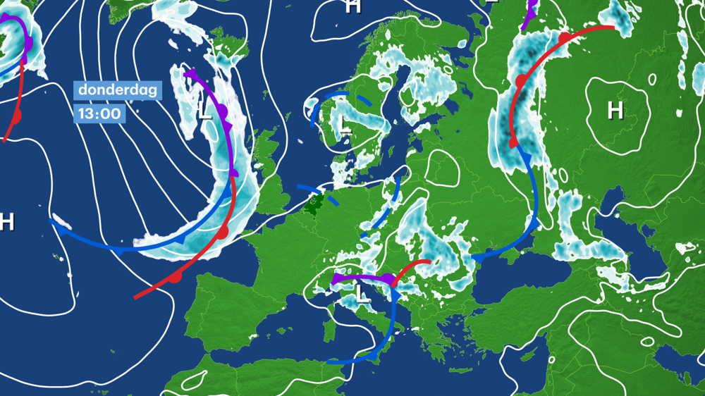 Terwijl lagedrukgebieden op veel plekken in Europa wisselvallig weer bezorgen, is het in het zuidoosten van het continent aanhouden droog en heet.