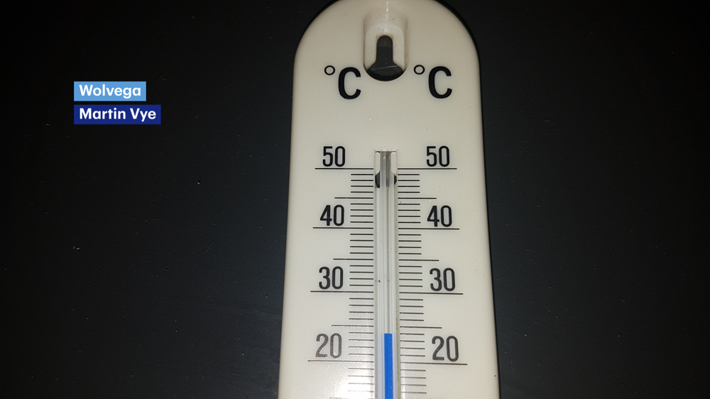 Het kwik geeft in de nacht nog een waarde boven de 20,0 graden aan: een tropennacht.
