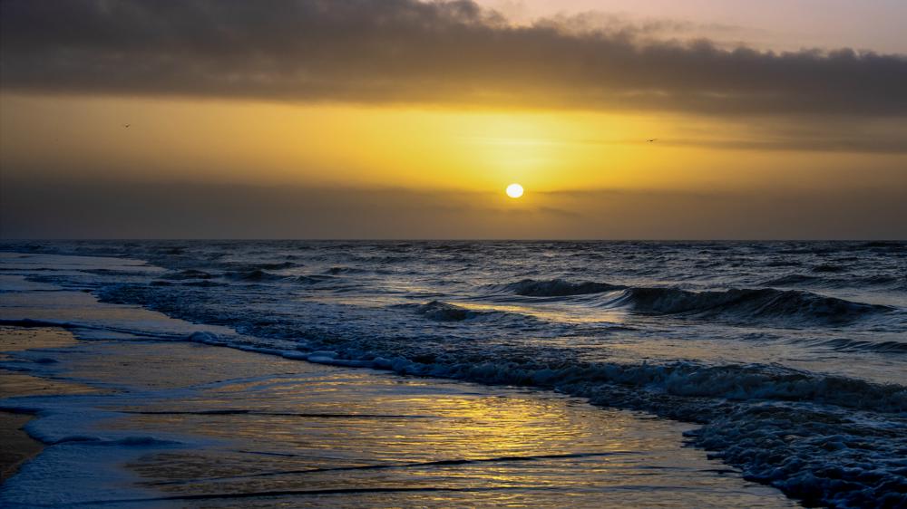 Zonsondergang van 8 december dit jaar was een schitterend plaatje.