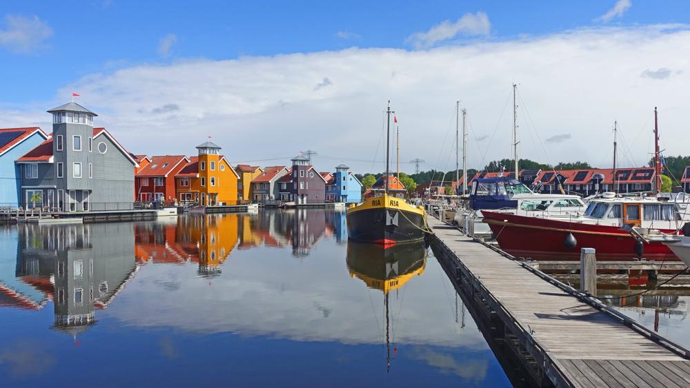 Buiten de buien om bijna geen wind (Groningen, foto: Gerrit Draaisma)