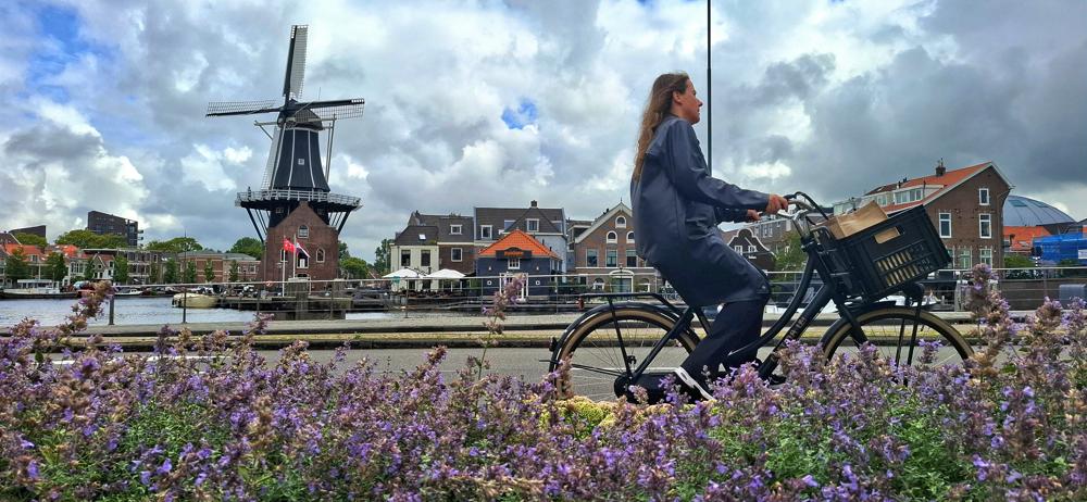 Terwijl het in Nederland aan de koel kant is en een regnjas geen overbodige luxe.... (foto: Jos Hendriks)
